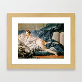 The Brunette Odalisque by François Boucher Framed Art Print