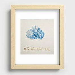 aquamarine Recessed Framed Print