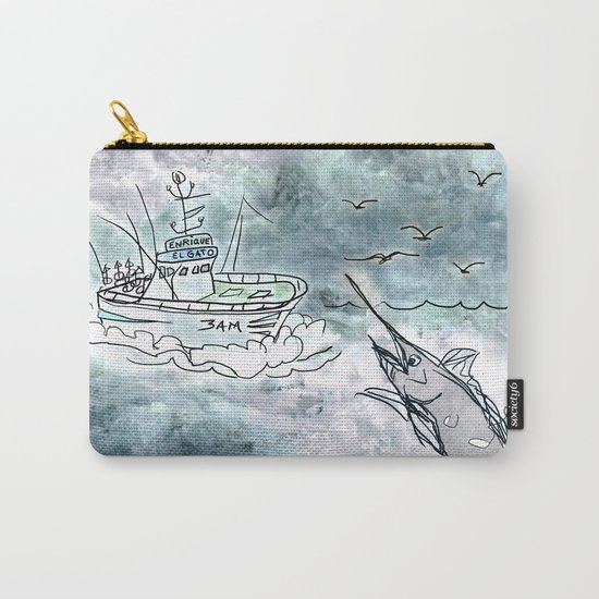 Fishing swordfish Carry-All Pouch
