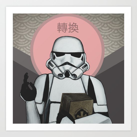 Empire - Convert - Star Wars, Stormtrooper Art Print