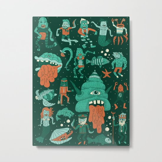 Wow! Creatures! Metal Print