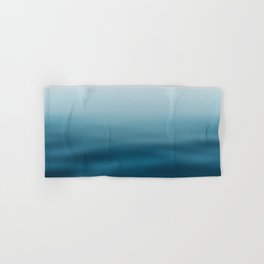  blue white gradient - water color, abstract ocean blur Hand & Bath Towel