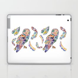 Owl and feathers  Laptop & iPad Skin