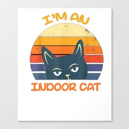 Indoor Cat  Canvas Print