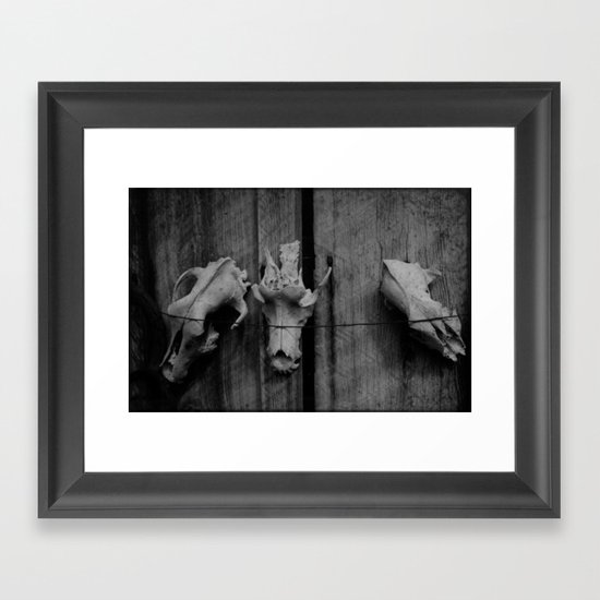 Skulls Framed Art Print