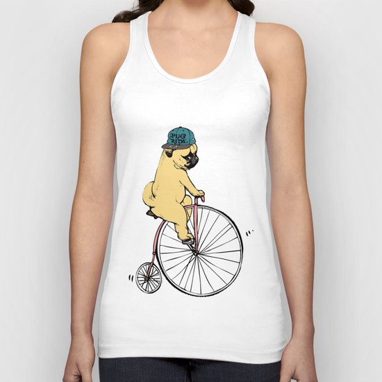 Pug Ride Unisex Tank Top