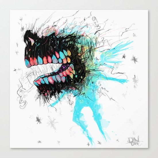 Mordisco Canvas Print