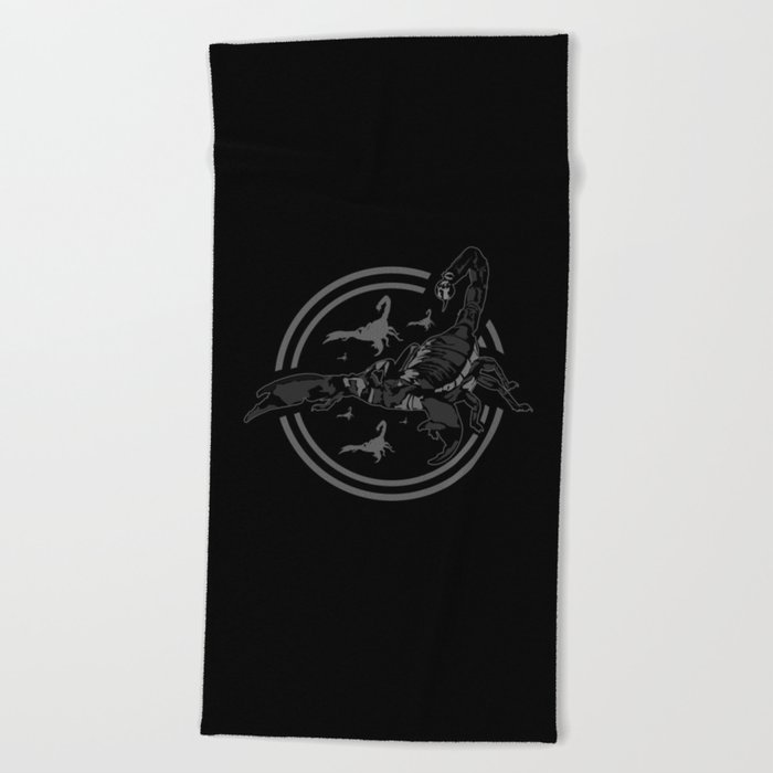 Scorpion GREY Beach Towel