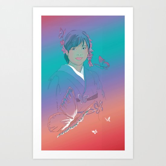 Yuka Art Print