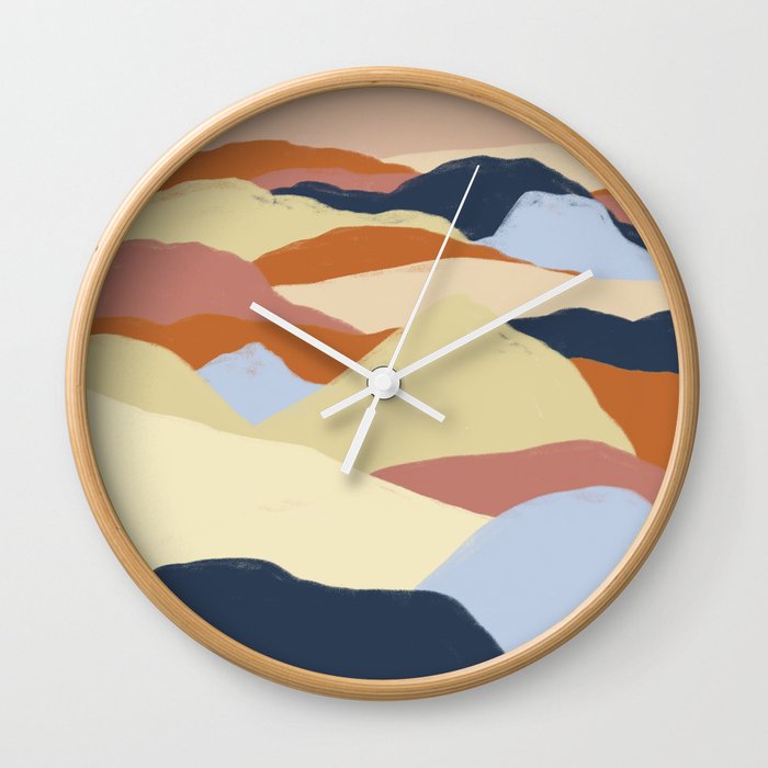 Desert Dunes 1 Wall Clock