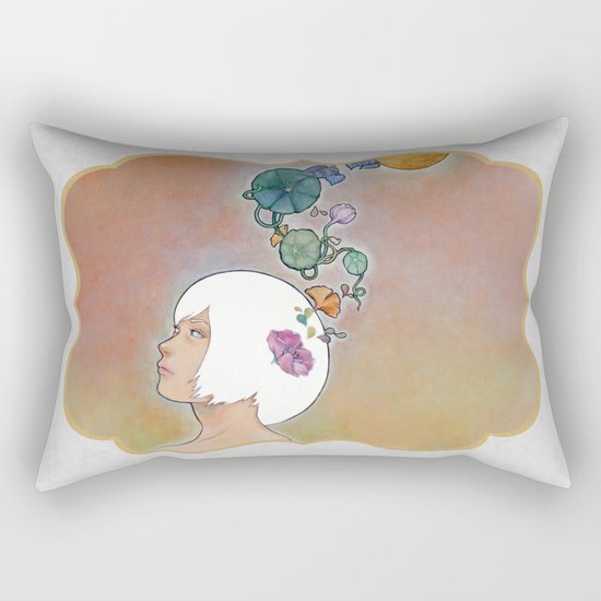 Moonflower Rectangular Pillow