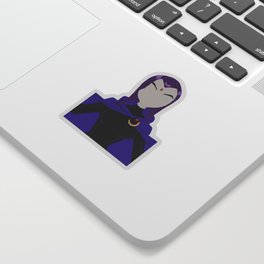 Teen Titans Raven Portrait Sticker
