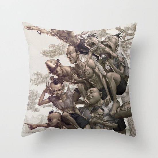 Ten Brothers Throw Pillow