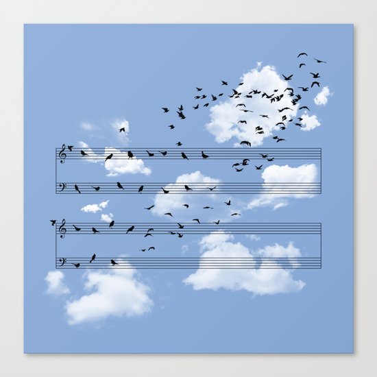 Musical Notes Canvas Print