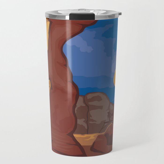 Vintage poster - Grand Staircase-Escalante Travel Mug