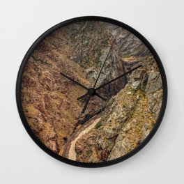 Royal Gorge Landscape with Arkansas River Wall Clock