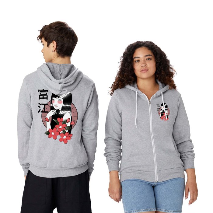 Junji ito sales zip hoodie