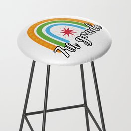 7th Grade Rainbow Bar Stool