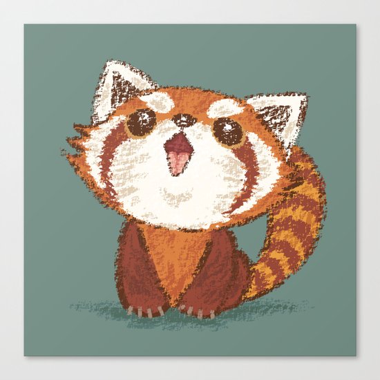 Red panda Canvas Print