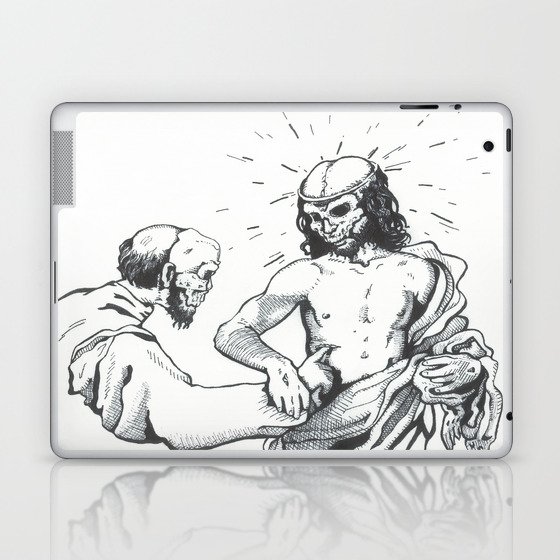Jesus and Doubting Thomas Laptop & iPad Skin