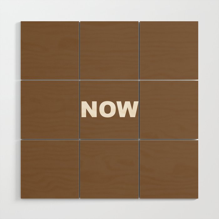 NOW EARTH COLOR Wood Wall Art