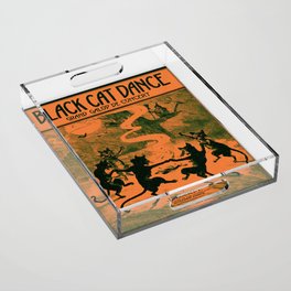 Black Cat Dance (1916) Acrylic Tray