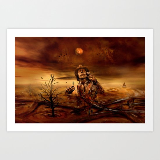 Die neue Entdeckung Art Print