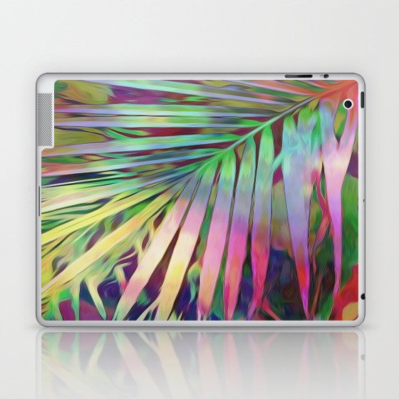 Abstract Rainbow Palm Laptop & iPad Skin