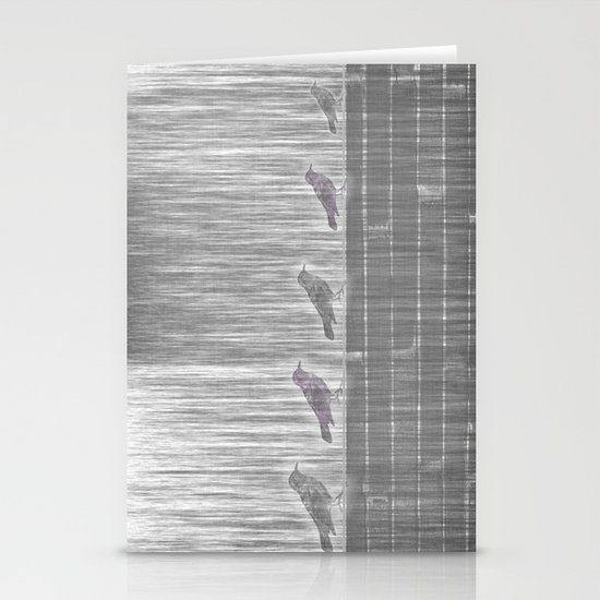 FIVE LITTLE BIRDS Stationery Cards