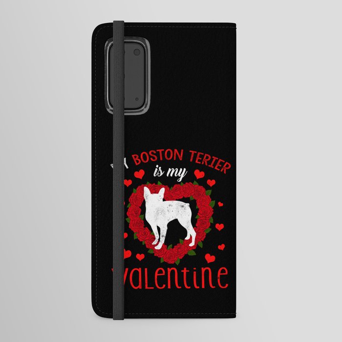 Dog Animal Hearts Day Terrier My Valentines Day Android Wallet Case