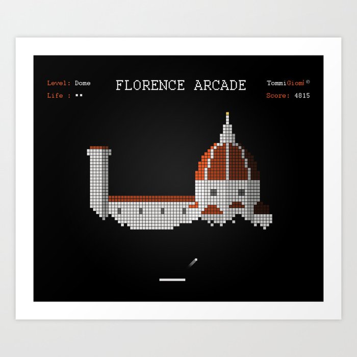 FLORENCE ARCADE Art Print