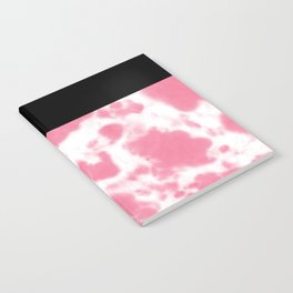 Black & White W/ Pink Tie Dye Notebook