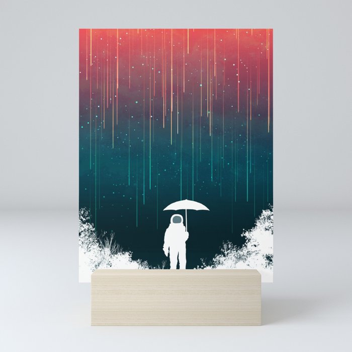 Meteoric rainfall Mini Art Print