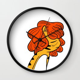 9yangi in wig - Pain Wall Clock