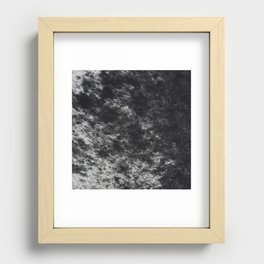 Rusty Monochrome Cowhide Recessed Framed Print