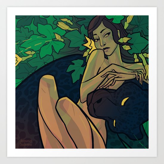 Watching Art Print
