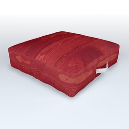 Red wooden background Outdoor Floor Cushion