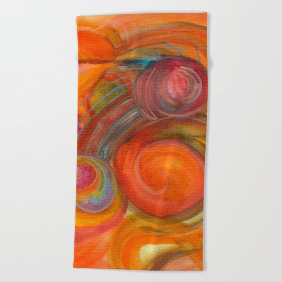 Sounds of Watercolors I Beach Towel
