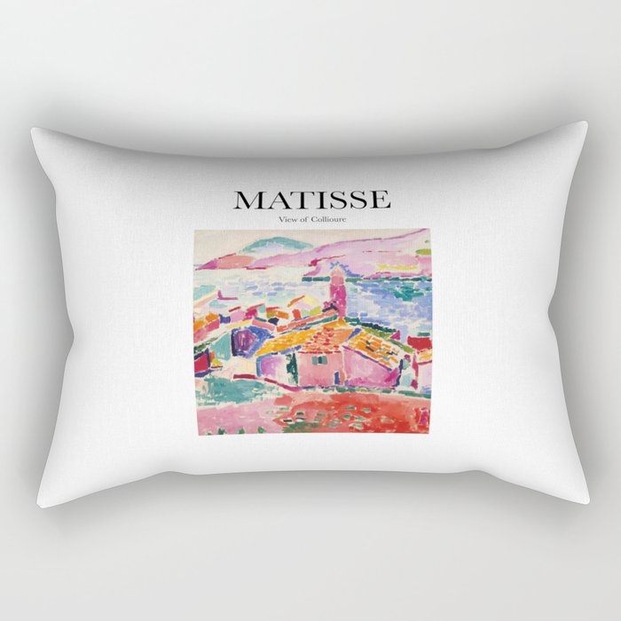 Matisse - View of Collioure Rectangular Pillow