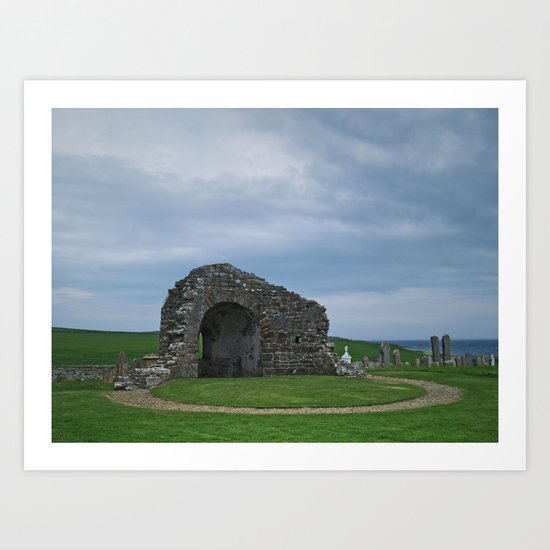 Orphir Round Church Art Print