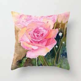 Rose Garden  Throw Pillow