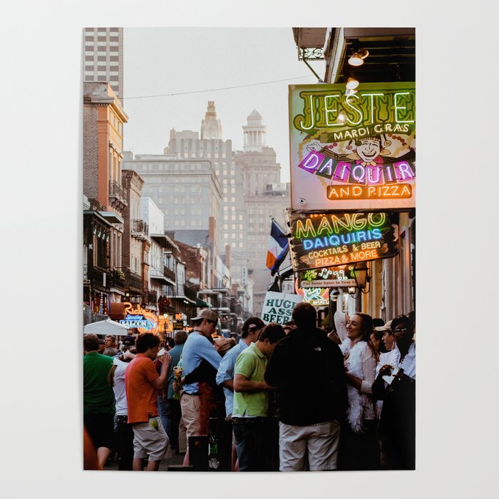 Bourbon Street, New Orleans Poster