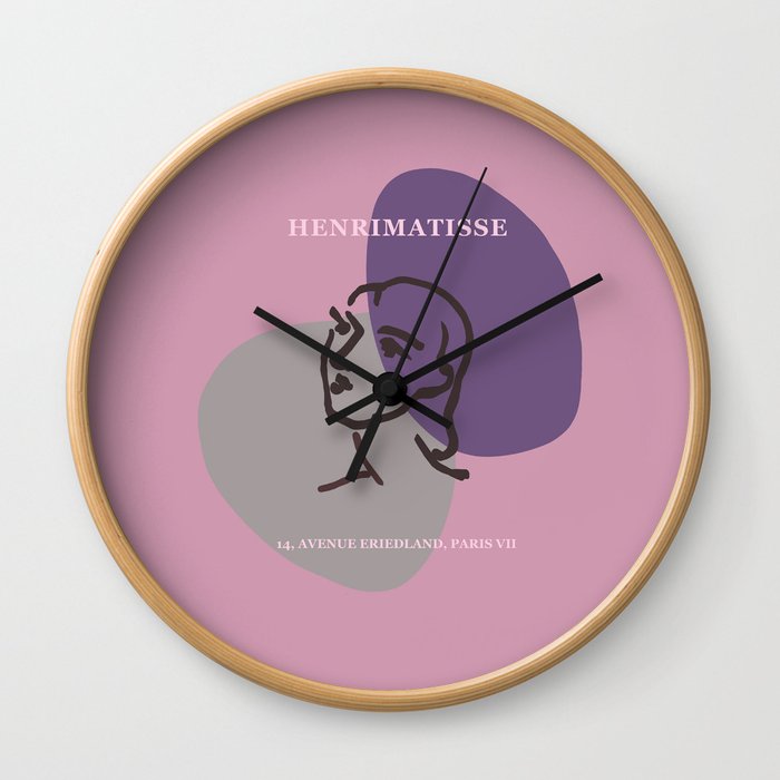 Matisse - Pink Wall Clock