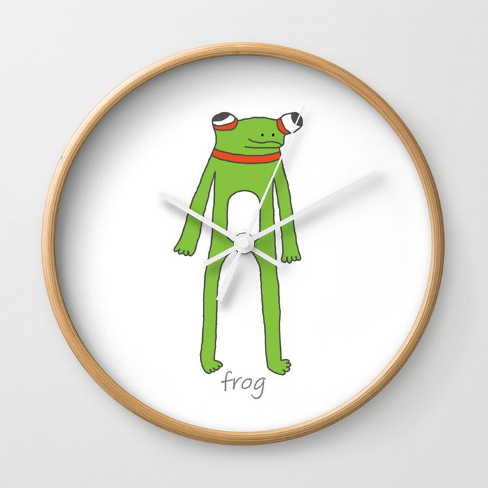 Gerald the Frog Wall Clock