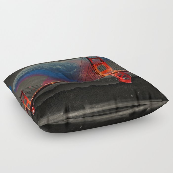 Giant Whale Music Floor Pillow