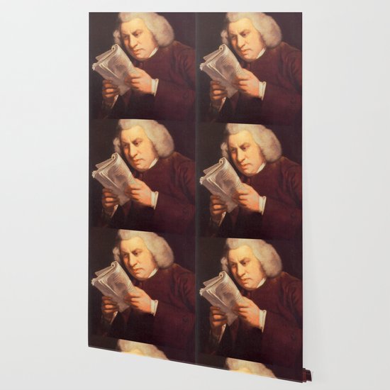 Samuel Johnson Reading Meme Wallpaper By Colorfuldesigns Society6