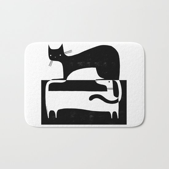 BLACK & WHITE 2 Bath Mat