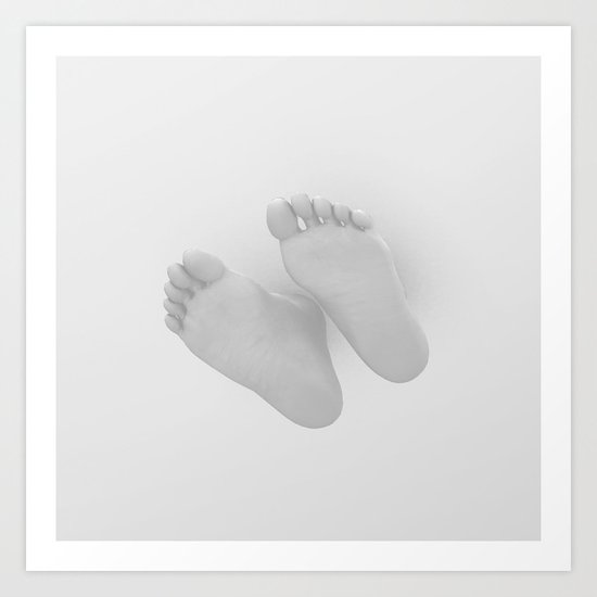 Dancing Barefoot Art Print