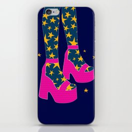 Boogie Wonderland // Pink, Fun, Shoes, Stars, Girly iPhone Skin