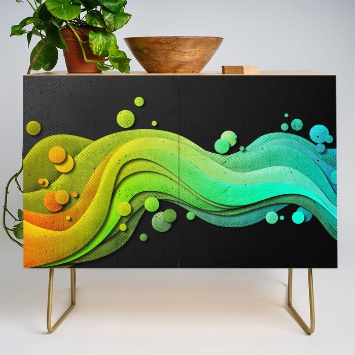 The waves of the snakes Credenza